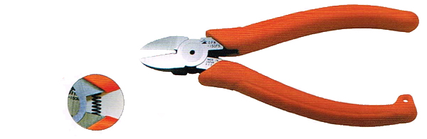 PLASTIC CUTTING NIPPERS <Flat blade>